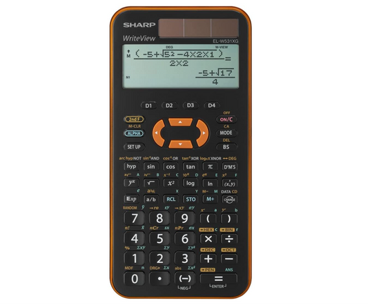 Calculatrice scientifique Sharp EL-W531XG orange