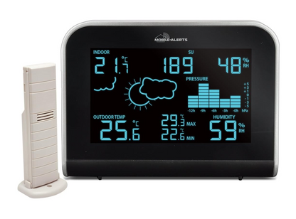 Station météo La Crosse Technology MA10920-B-SIL écran couleur