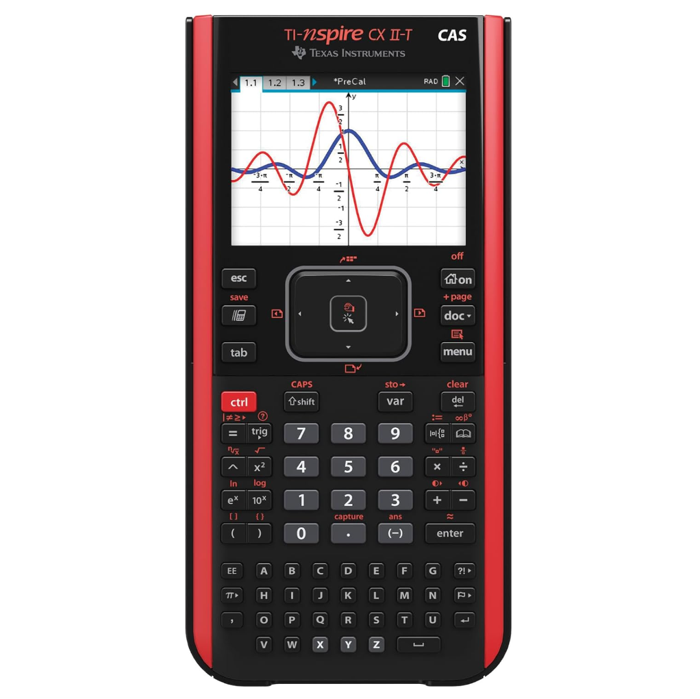 Texas Instruments TI-NSP CX II Cas FC Calculatrice Graphique, le noir
