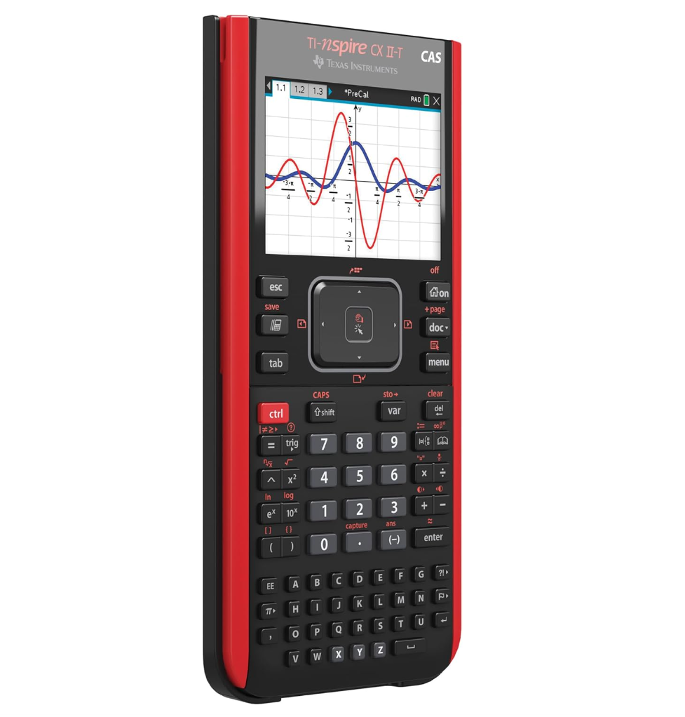 Texas Instruments TI-NSP CX II Cas FC Calculatrice Graphique,  noir-2