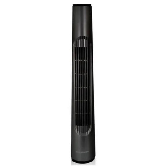 Thomson THVEL485TN – Ventilateur Tour Totem 40 W – Silencieux, Oscillant, 3 Vitesses – Design Noir Élégant