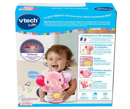 VTech Éléphanteau Dodo Rose – Veilleuse interactive bébé - vue 3