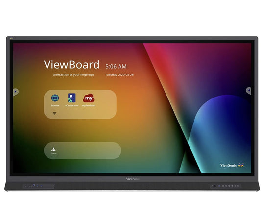 ViewSonic ViewBoard IFP6552-1A – Écran interactif tactile 65" 4K UHD • 33 points de contact • HDMI, USB-C, OPS • Éducation & entreprise