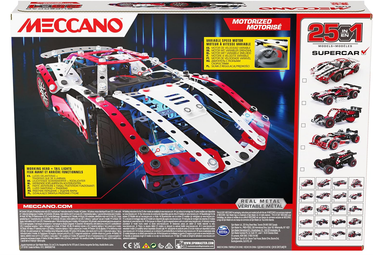 Voiture Meccano motorisée en construction-2
