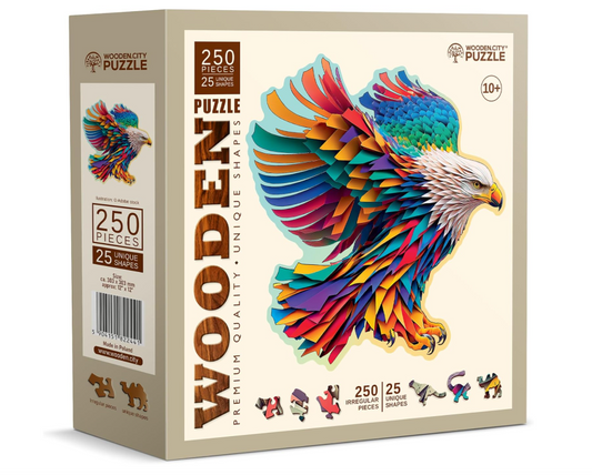 Wooden City – Puzzle 3D en bois Aigle – Maquette mécanique à construire