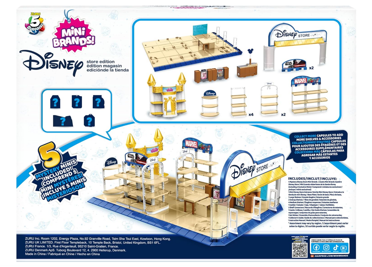 ZURU 5 Surprise Mini Brands – Mini Store Disney 77267 – Figurines surprises – Produit neuf