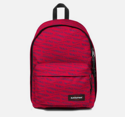 Eastpak Out of Office 27L Sculptype Red – Sac à dos rouge